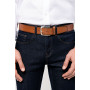 Ceinture cuir homme style vintage