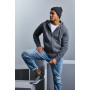 Sweat-shirt zippé capuche Authentic chiné