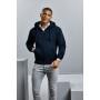 Sweat-shirt capuche zippé jerzees colours