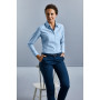 Chemise oxford femme en polyester et coton