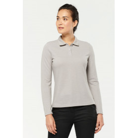 Polo manches longues femme