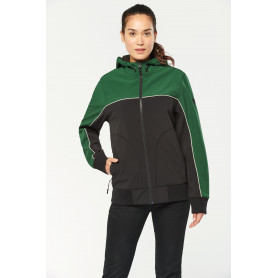 Veste softshell 3 couches bicolore unisexe