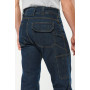 Pantalon denim multipoches homme