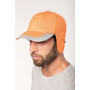 Casquette chaude hiver fluorescente