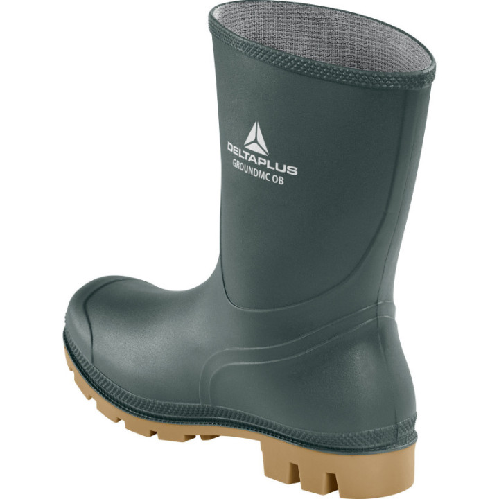 Demi-bottes de travail PVC antidérapantes DELTA PLUS