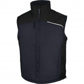 Gilet sans manches en polyester enduit PVC et doublure polaire (2)