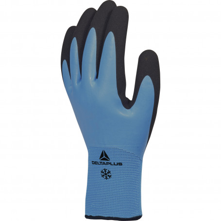 Boîte de 12 paires de gants acrylique polyamide enduit latex
