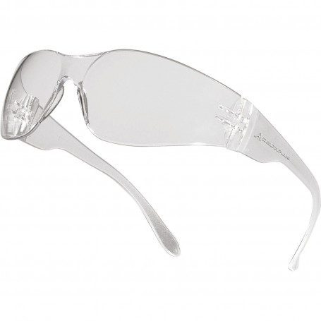 Lot de 10 paires de lunettes transparentes monobloc en polycarbonate