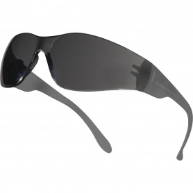 Boîte de 10 paires de lunettes fumées monobloc en polycarbonate