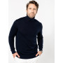 Pull en laine mérinos homme col roulé