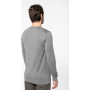 Pull en laine mérinos homme col v