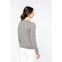 Cardigan femme en coton Supima, coupe droite, style chic