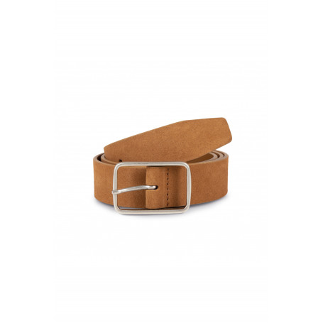 Ceinture cuir velours homme