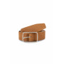 Ceinture cuir velours homme