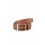 Ceinture cuir de vache pleine fleur