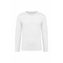 T-shirt coton Supima col V manches longues homme