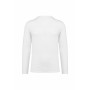 T-shirt coton Supima col V manches longues femme