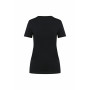 T-shirt femme coton Supima col V manches courtes