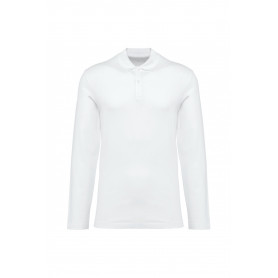 Polo manches longues homme coton Supima