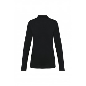 Polo femme manches longues coton de qualité supérieure