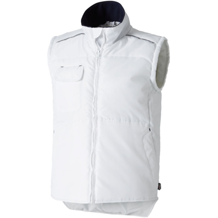 Gilet grand froid agroalimentaire blanc Molinel INTEMPERIES