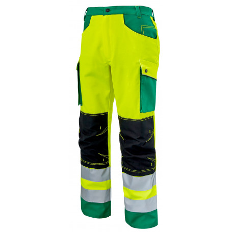Pantalon de travail ROADY haute visibilité avec poches genoux