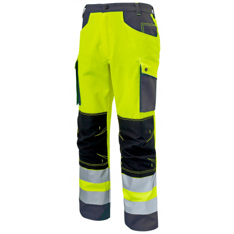 Pantalon de travail ROADY haute visibilité avec poches genoux