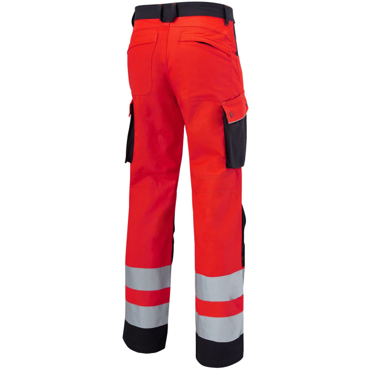 Pantalon de travail haute visibilité poches genoux MOLINEL