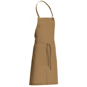 Tablier de service avec bavette DAN 88 cm noir rayé blanc (2)
