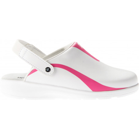 Sabot de travail femme en cuir