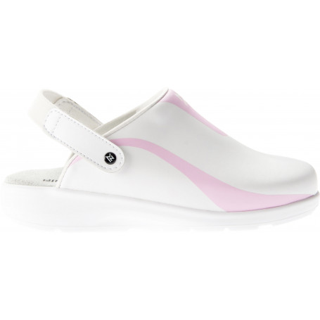 Sabot de travail femme en cuir