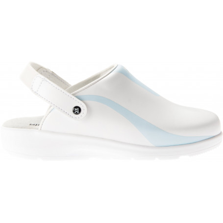 Sabot de travail femme en cuir