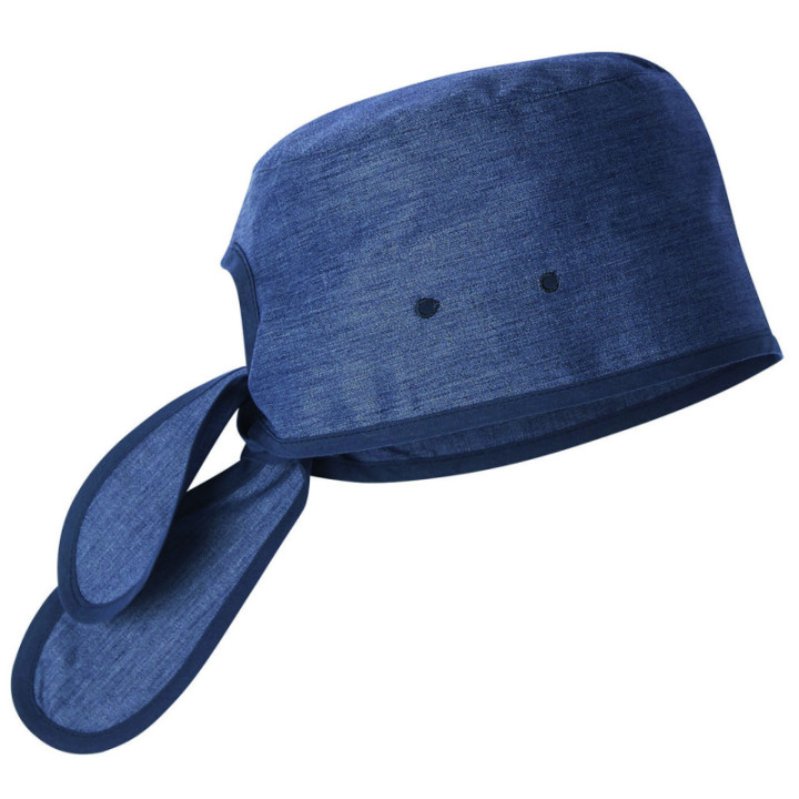 Calot de cuisine à nouer Molinel pour professionnels