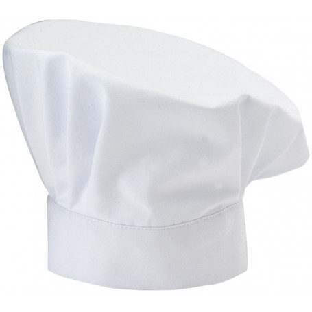 Toque de cuisinier pâtissier boulanger taille élastiquée très esthétique