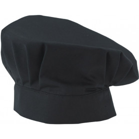 Toque de cuisinier noire FALUCHE Molinel