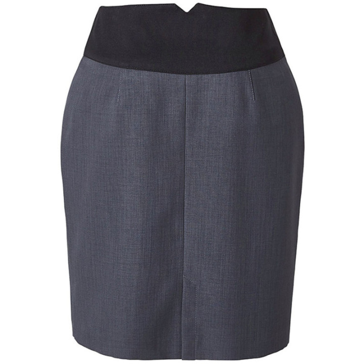 Jupe de service femme FIT'NBLUE MOLINEL noire ou grise