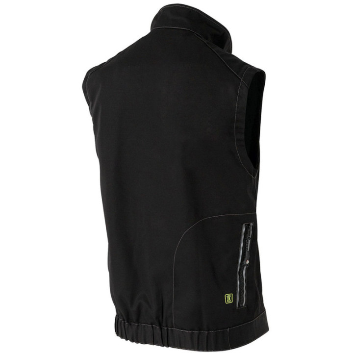 Gilet de travail CONTAKT Molinel noir pour chantier