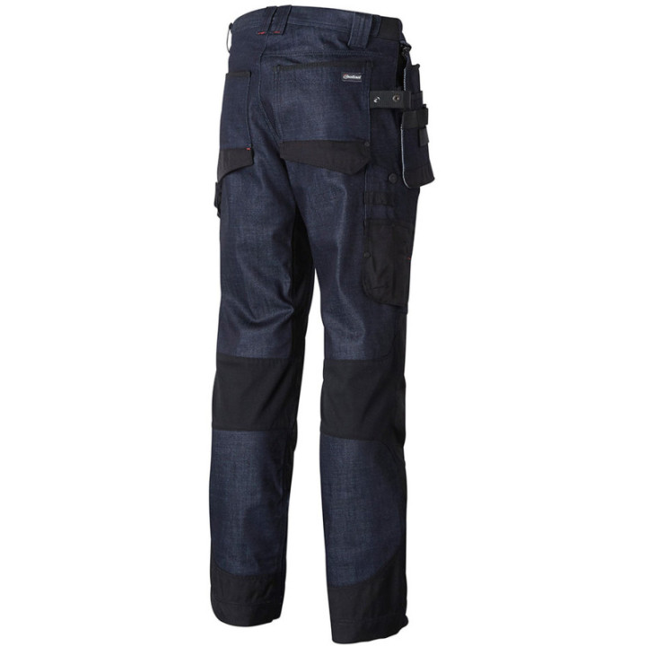 Pantalon de travail Denim Cordura genouillères MOLINEL