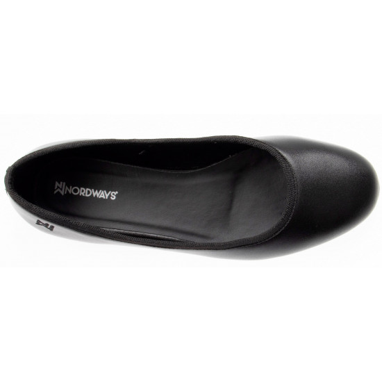 Escarpin de service élégant talon 4 cm