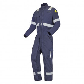 Combinaison multirisques bandes rétro Zone ATEX