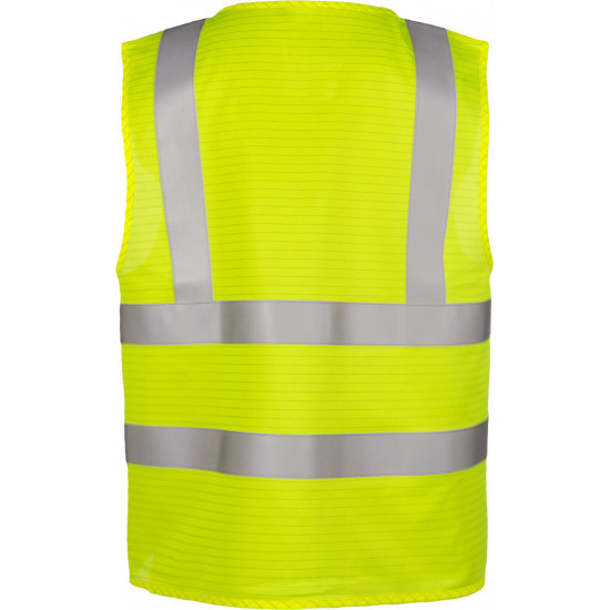 Gilet haute visibilité ignifugé et antistatique