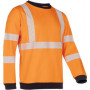 Sweat-shirt orange haute visibilité avec protection ARC