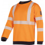 Sweat-shirt orange haute visibilité avec protection ARC