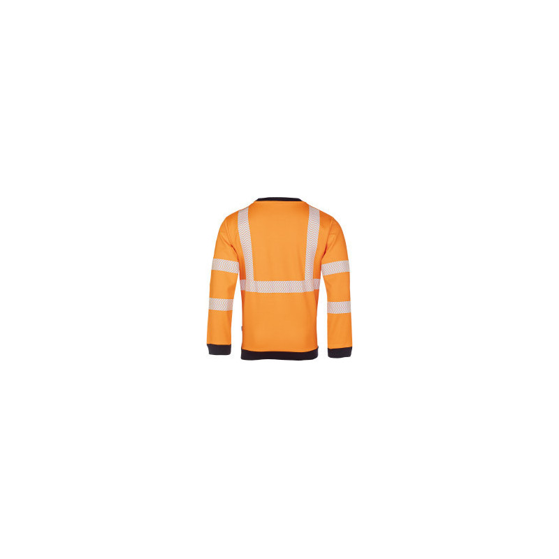 Sweat-shirt orange haute visibilité avec protection ARC