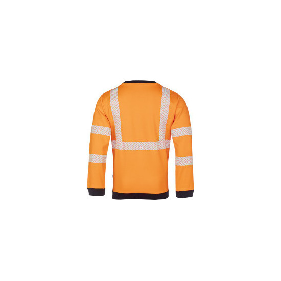 Sweat-shirt orange haute visibilité avec protection ARC