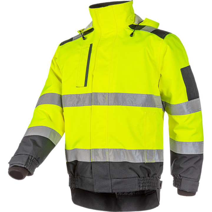 Blouson d’hiver haute visibilité Sioen travail extérieur