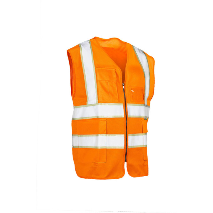 Gilet haute visibilité brille dans le noir Sioen pro