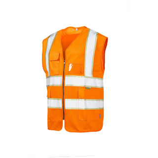 Gilet haute visibilité brille dans le noir Sioen pro