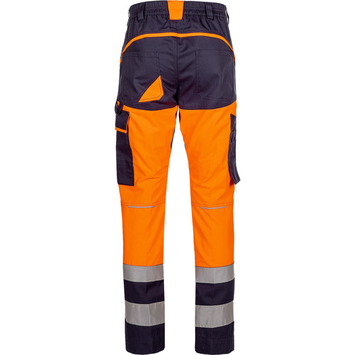 Pantalon de travail haute visibilité orange Sioen EN 20471