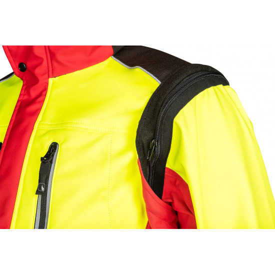 Veste softshell à manches détachables